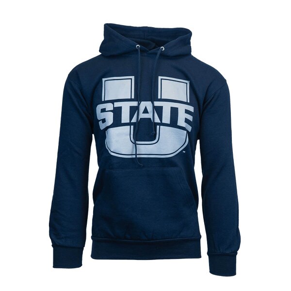 utah state hoodie navy
